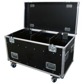 Portable Dj Equipment Case , Wire Microphone Plywood / Aluminium Flight Case